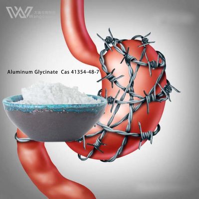 Гастрическая обработка фармацевтический API алюминиевое Glycinate Cas 41354-48-7